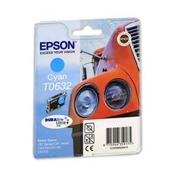 (1006829) Картридж струйный Epson C13T06324A голубой для Epson C67/ C87/ CX3700/ CX4100/ CX4700 C13T06324A10 - фото 12685