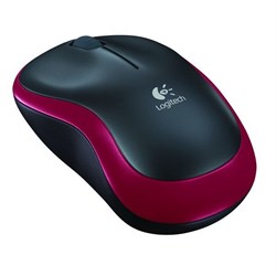 (1006077) Мышь Wireless Logitech M185 черная/красная, оптическая, 1000dpi, 2.4 GHz/USB-ресивер (910-002633) 910-002633 - фото 16668