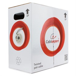 (1011708) Кабель Cablexpert, UTP5e, 4 пары, 0.51 мм, CCA, однож., 305 м, серый UPC-5051E-SOL - фото 20186