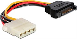 (1012033) Кабель питания SATA Cablexpert, 15см, sata 15pin/molex 4pin, пакет CC-SATA-PS-M - фото 20493