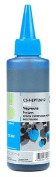 (1011443) Чернила Cactus CS-I-EPT2612 голубой 100мл для Epson ExpHo XP600/605/700/800 CS-I-EPT2612 - фото 21650