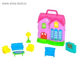 Дом для кукол с аксессуарами, МИКС 1439623 1439623 - фото 24412