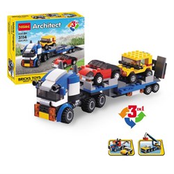 (1014975) Конструктор блочный "Автовоз", 3 варианта сборки, 264 детали 2588834 SL2588834 - фото 25775