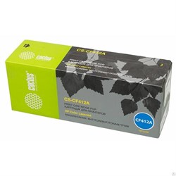 (1015255) Тонер Картридж Cactus CS-CF412A желтый для HP LJ M452DW/DN/NW M477FDW/M477FDN/M477FNW (2300стр.) CS-CF412A - фото 27735