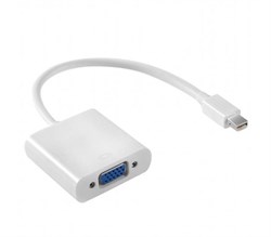 (1016428) Переходник miniDisplayPort - VGA, Cablexpert A-mDPM-VGAF-02, 20M/15F, длина 15см, черный, пакет A-mDPM-VGAF-02 - фото 29273