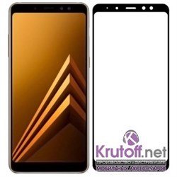 (1016004) Стекло защитное Full Glue Krutoff для Samsung Galaxy A8+ (SM-A730) черное jBBBEz2kgtvvgLxAE0Kd00 - фото 29642