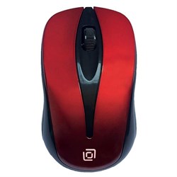(1019059) Мышь Оклик 675MW черный/красный оптич. 1200dpi беспров. USB для ноутбука 3but (1025919) 1025919 - фото 30408