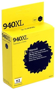 (1019626) T2 C4906A Картридж № 940XL для HP Officejet Pro 8000/8500, чёрный IC-H4906 - фото 30731