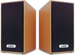 (1019788) CBR CMS 635 Brown, Акустическая система 2.0, питание USB, 2х3 Вт (6 Вт RMS), материал корпуса MDF, 3.5 мм линейный стереовход, регул. громк., длина кабеля 1 м, цвет светло-коричневый CMS 635 Brown - фото 30927