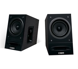 (1019792) CBR CMS 590 Black, Акустическая система 2.0, питание 220 В, 2х5 Вт (10 Вт RMS), материал корпуса MDF, 3.5 мм линейный стереовход, регул. громк., выход на наушники, длина кабеля 1,5 м, цвет чёрный CMS 590 Black - фото 30935