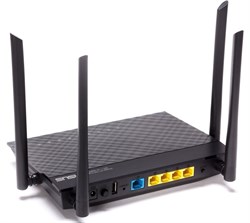 (1021007) Маршрутизатор Asus RT-AC1200 Dual-Band Wi-Fi USB Router, Fiber/DSL/Cable connection, 5 dBi external antenna, USB for UPnP AV server RT-AC1200 - фото 31761