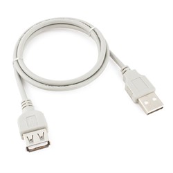 (1023871) Кабель удлинит. USB 2.0 Gembird AM/AF, 75см, пакет CC-USB2-AMAF-75CM/300 - фото 33352