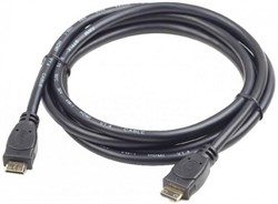 (1023865) Кабель miniHDMI-miniHDMI Cablexpert, v2.0, 19M/19M, 1.8м, черный, позол.разъемы, CC-HDMICC-6 - фото 33357