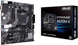 (1023820) Материнская плата Asus PRIME A520M-K Soc-AM4 AMD A520 2xDDR4 mATX AC`97 8ch(7.1) GbLAN RAID+VGA+HDMI PRIME A520M-K - фото 33368