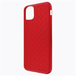 (1018066) Накладка силиконовая плетеная Krutoff для iPhone 11 Pro (red) Накладка силиконовая плетеная Krutoff для iPhone 11 Pro (red) - фото 33502