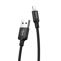 (1026994) Кабель USB - lightning HOCO X14 2 m в оплетке Black 6957531062882 - фото 35335