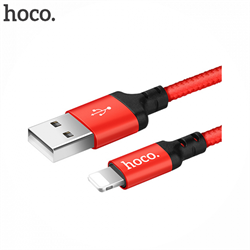 (1026993) Кабель USB - lightning HOCO X14 1 m в оплетке Red 6957531062837 - фото 35336