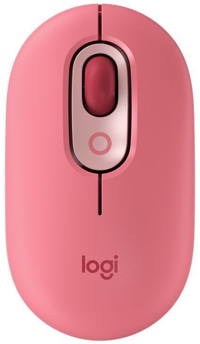 (1029676) Мышь Logitech POP Mouse with emoji розовый/красный оптическая (4000dpi) беспроводная BT/Radio USB (4 910-006548 910-006548 - фото 39349