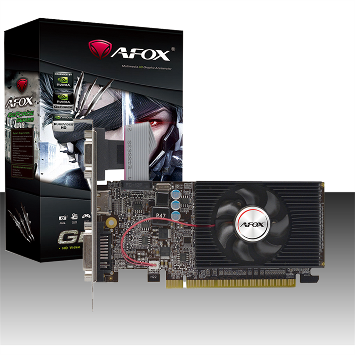 (1030114) Видеокарта PCIE16 GT610 2GB DDR3 AF610-2048D3L7-V6 AFOX AF610-2048D3L7-V6 - фото 39747