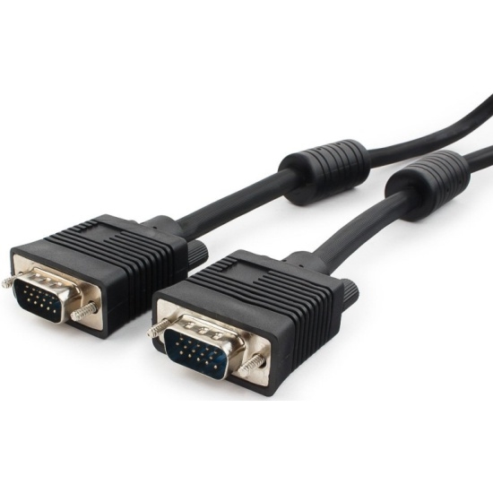 (1031054) Кабель VGA Premium Cablexpert, 1.8м, 15M/15M, двойн.экран, феррит.кольца, пакет CC-PPVGA-6 - фото 41226