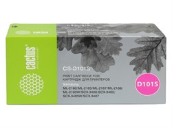 (103504) Картридж лазерный Cactus CS-D101SS черный (1500стр.) для Samsung ML-2160/2165/2167/2168/SCX-3400/340 CS-D101SS - фото 4235