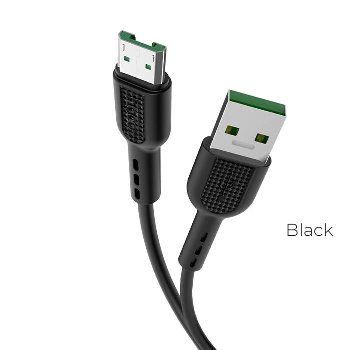 (1034123) Кабель USB 2.0 hoco X33, AM/MicroBm, черный, 1м, макс. ток 4А 6931474709141 - фото 44665