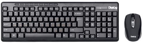 (1034386) Dialog Клавиатура + мышка KMROP-4020U Pointer RF 2.4G - USB {Беспроводной набор , радиоклавиатура + опт. радиомышь 6D} KMROP-4020U - фото 45321