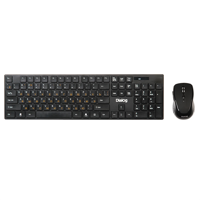 (1034387) Dialog Клавиатура + мышка KMROP-4030U Pointer RF 2.4G - USB {Беспроводной набор, радиоклавиатура + опт. радиомышь 6D} KMROP-4030U - фото 45329