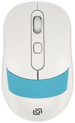 (1039038) Мышь Оклик 310MW белый/синий оптич. 3200dpi беспров. USB для ноутбука 4but (1869094) 1869094 - фото 49499
