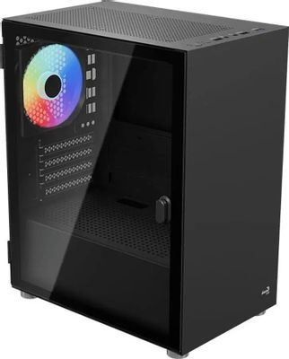 (1039877) Корпус Aerocool CS-111 черный без БП mATX 5x120mm 2xUSB2.0 1xUSB3.0 audio CS-111-G-BK-V1 CS-111-G-BK-V1 - фото 49510