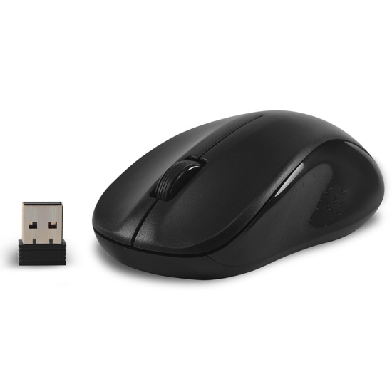 (1039996) CBR CM 410 Black, Мышь беспроводная, оптическая, 2,4 ГГц, 1000 dpi, 3 кнопки и колесо прокрутки, выключатель питания, цвет чёрный CM 410 Black - фото 49618