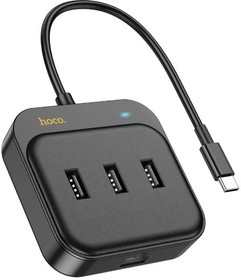 (1040481) Разветвитель USB-C Hoco HB35 4порт. черный HB35 - фото 50107
