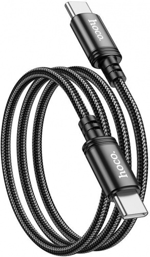 (1040453) Кабель Hoco X89 Wind X89 WIND TYPE-C TO TYPE-C USB Type-C (m)-USB Type-C (m) 1м черный коробка X89 WIND TYPE-C TO TYPE-C - фото 50135
