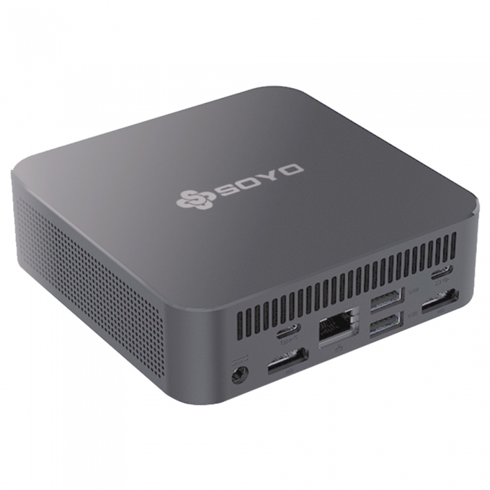 (1040617) Мини-ПК M2/M4 PLUS (Intel N95, RAM 8 ГБ, SSD 256 ГБ, Intel HD Graphics, Windows), SOYO M4 AIR черный 1040617 - фото 50212