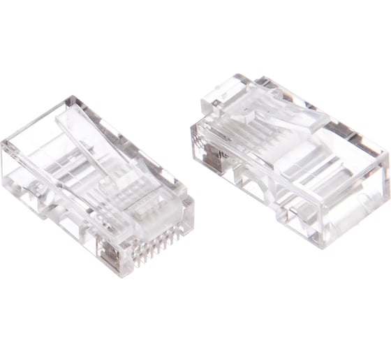 (1041064) Вилка Cablexpert RJ-45 (8P8C) универсальная кат.5e, 6 микрон, (100 шт.), пакет PLUG3UP6/5 - фото 50420