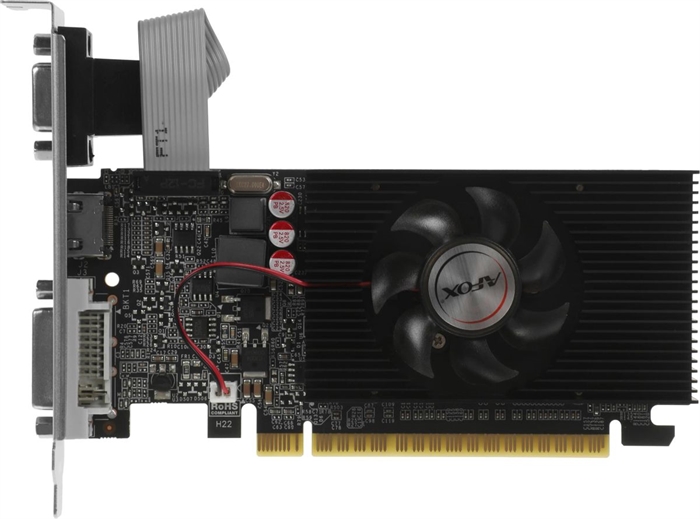 (1039756) Видеокарта Afox PCI-E AF210-512D3L3-V2 NV G210 512Mb 64bit DDR3 550/1600 DVIx1/HDMIx1/CRTx1/HDCP Ret AF210-512D3L3-V2-1 - фото 50613