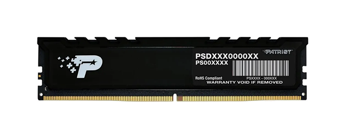 (1040905) Память DDR5 16GB 4800MHz Patriot PSP516G480081H1 Signature Premium RTL PC5-38400 CL40 DIMM 288-pin 1 PSP516G480081H1 - фото 50630