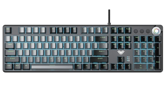(1041655) Клавиатуры AULA F2088 PRO Black-Gray Механическая клавиатура Кол-во клавиш: 108 Мультимедиа кнопки (совмещенные) Кабель: 165 см Размеры: 444*135*35 мм AULA F2088 PRO Black-Gray - фото 50737