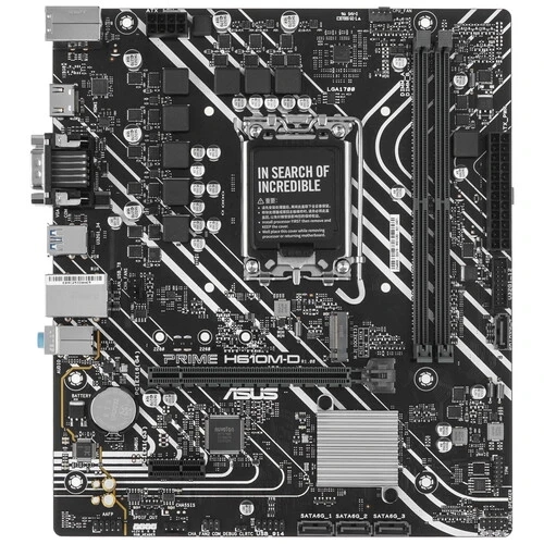 (1041018) Материнская плата Asus PRIME H610M-D Soc-1700 Intel H610 2xDDR5 mATX AC`97 8ch(7.1) GbLAN+VGA+HDMI PRIME H610M-D - фото 50761