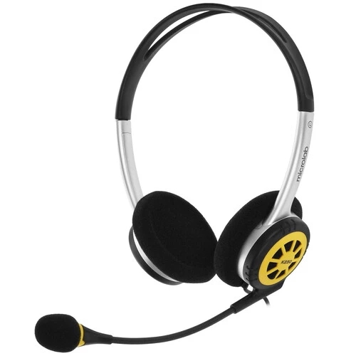 (1041706) Гарнитура Microlab K250 УСИЛИТЕЛЬ: Размер драйвера: 30 мм (неодимовый магнит), Чувствительность (1 кГц 1 МВт): 108 дБ, МИКРОФОН,РАЗЪЕМЫ: Тип входного штекера: стерео 3,5 мм, Тип микрофонного штекера:  3,5 мм,  Длина кабеля: 2,0 м Microlab K250 - фото 50861