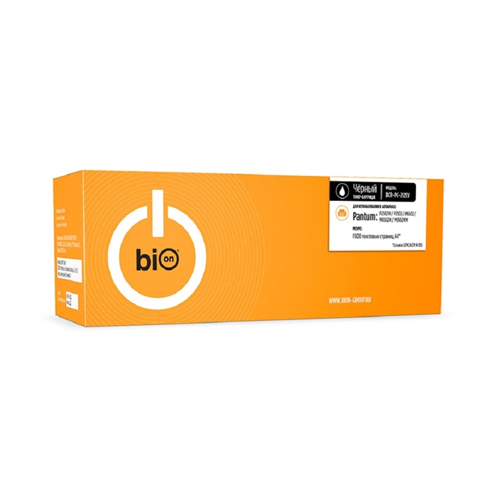 (1040576) Bion BCR-PC-212EV Картридж PC212EV для Pantum P2502W/P2502/M6502/M6502W/M6552NW (1600 стр.) с чипом BCR-PC-212EV - фото 50876