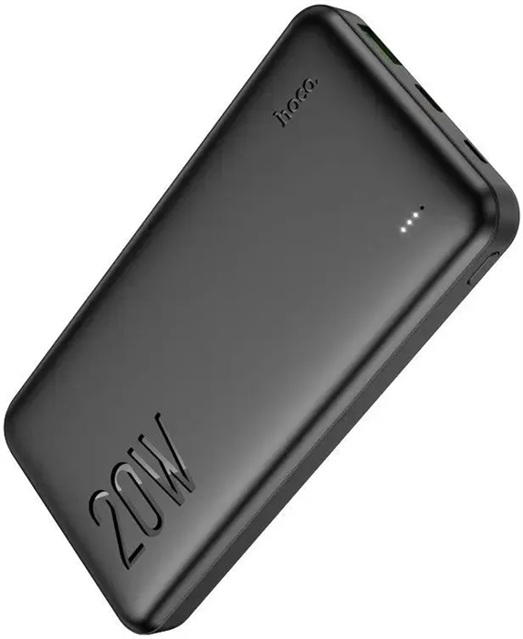 (1040883) Мобильный аккумулятор Hoco J87 Tacker 10000mAh QC3.0/PD3.0 20W 3A USB-A/USB-C черный J87 TACKER J87 TACKER - фото 50907