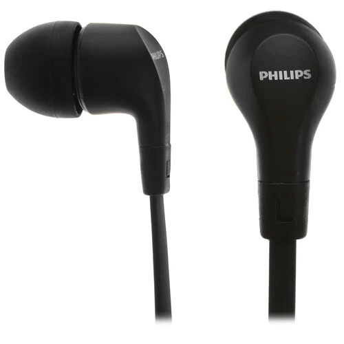 (1040799) Гарнитура внутриканальные Philips TAE1105BK/00 1.2м черный проводные TAE1105BK/00 - фото 51118