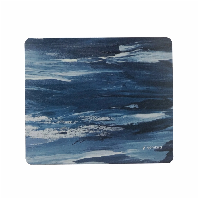 1042461 Коврик для мыши Gembird 229х195х2мм, "волны абстракция", вспененный ПВХ+пластик, пакет MP-ART34 - фото 51347