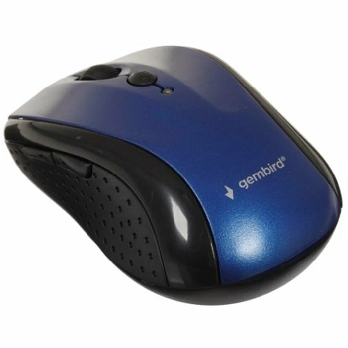 1042413 Беспроводная мышь Gembird, 6кн, 800-1600 DPI, резин.колесо, BT 3.0/2.4 ГГц, синий MUSW-550-1 - фото 51543
