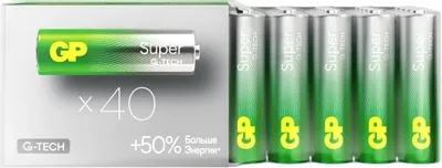 (1042171) GP 15AA21-2CRSWC40 240/720 Super Alkaline G-Tech (1 шт.) 4891199227295 - фото 51583