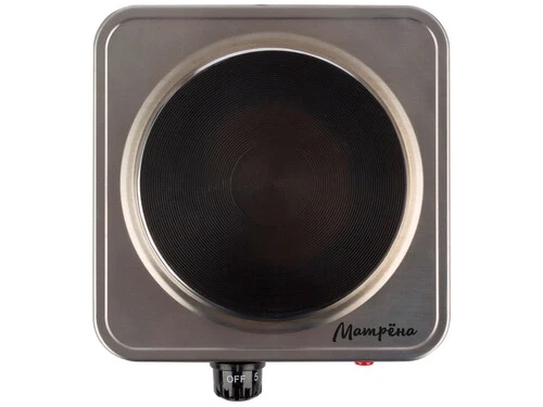 (1035426) Плитка электрическая "Матрёна" МА-061, 1000 Вт, 1 конфорка, коричневая 9461877 SL9461877 - фото 51682