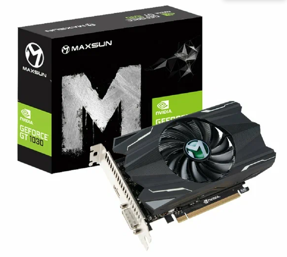 (1042676) Видеокарта MAXSUN MS-GT1030 Transformer 4G GDDR4, 128bit, 1152/1380MHz, HDMI/DVI 1 FAN (MS-GT1030 TF 4GD4) RTL MS-GT1030 TF 4GD4 - фото 51699