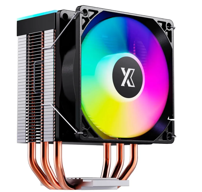 (1042804) Кулер XASTRA AE903 FRGB LGA1851/1700/1200/115X/AM5/AM4 (30шт/кор, TDP 130W, 3 тепл.трубки , PWM FAN FRGB 92mm, Top cover with FRGB LED ) RET AE903-XXSFPX-GL - фото 51811