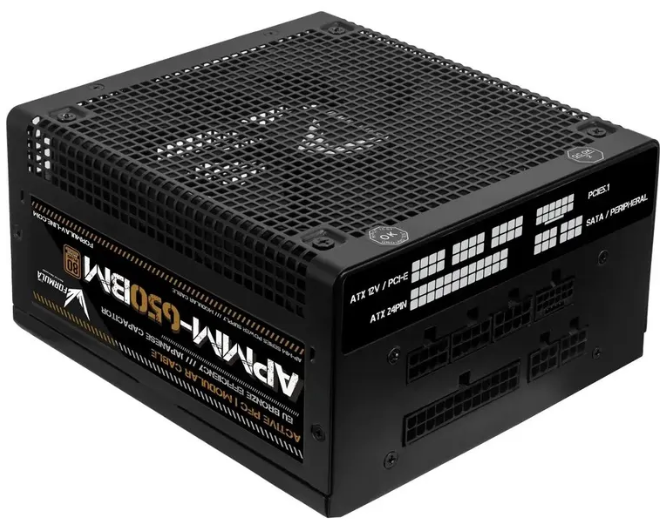 (1042999) Блок питания Formula ATX 650W APMM-650BM 80+ bronze (20+4pin) APFC 140mm fan 6xSATA Cab Manag RTL APMM-650BM - фото 52026